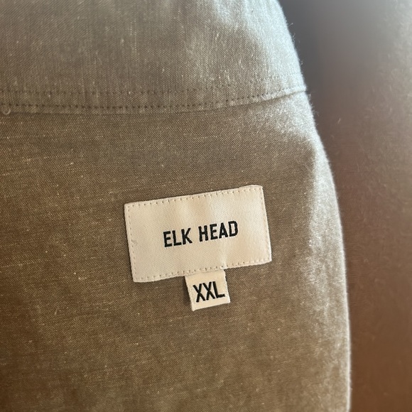 Elk Head Sz XL Snap closure button down shirt - Picture 3 of 4